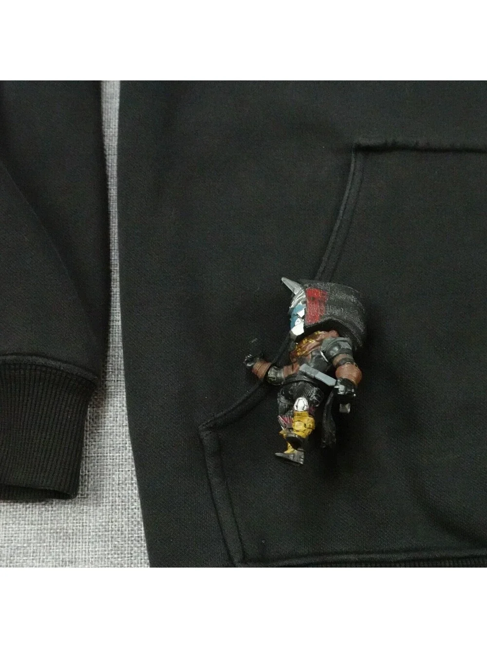 Adidas Hoodie Men's XL Black Pullover Big Logo Embroidered Spellout 2007